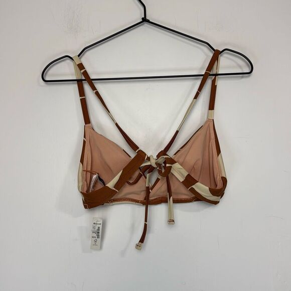 Madewell Madewell Second Wave Tie-Back Bikini Top in Shape Series L NWT - Picture 4 of 6